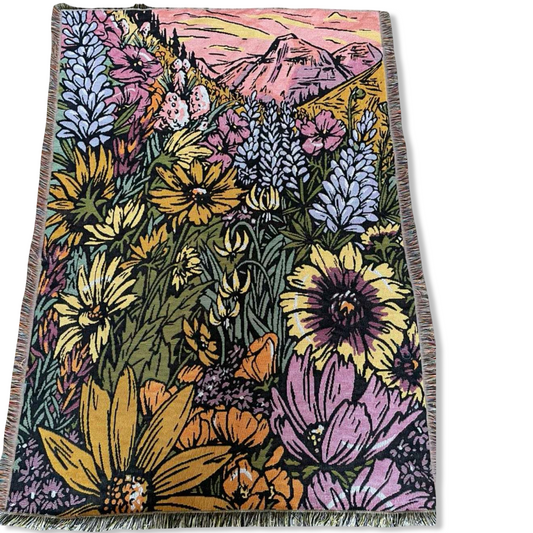 Knit Blanket - The Montana Scene