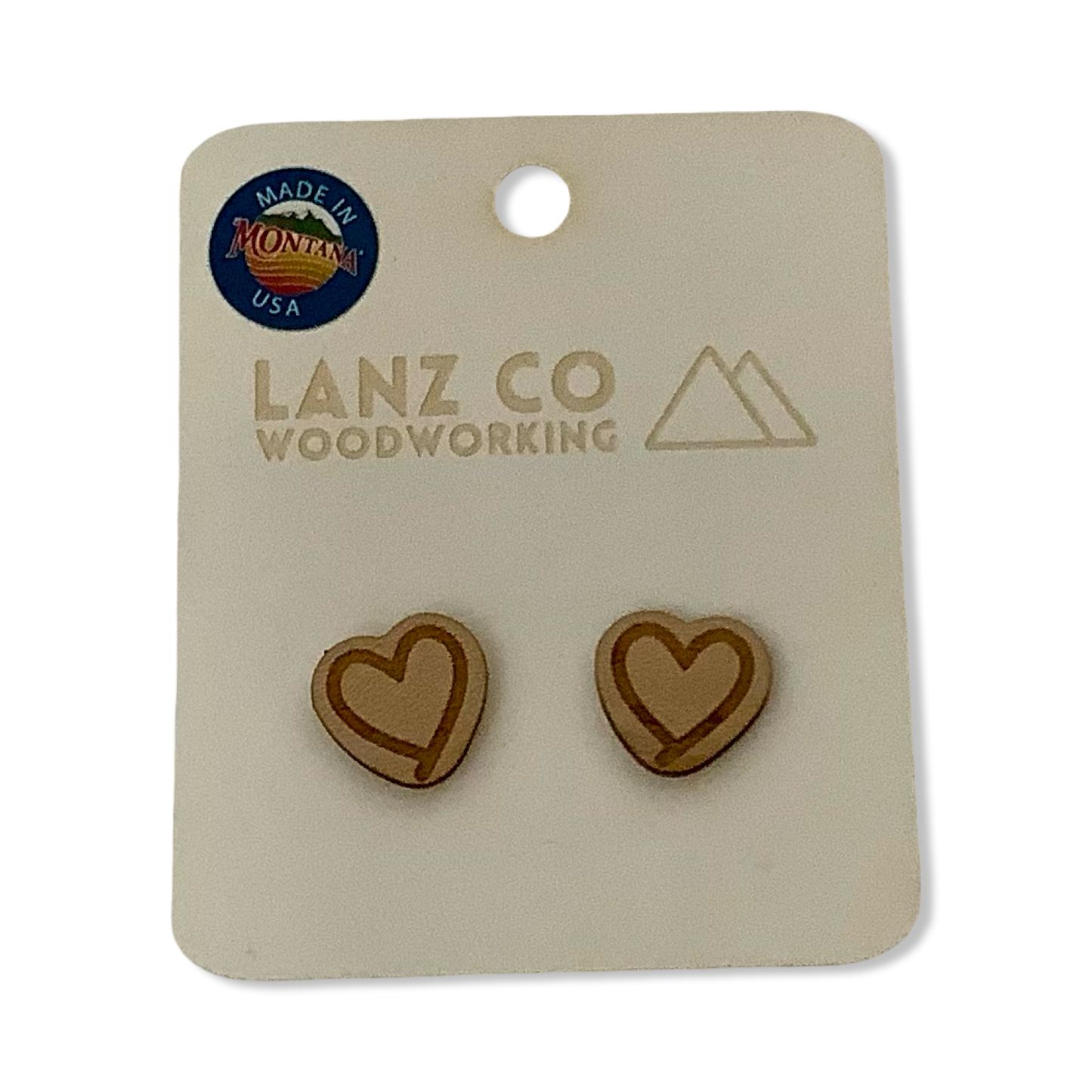 Stud Earrings - Lanz Co Woodworking