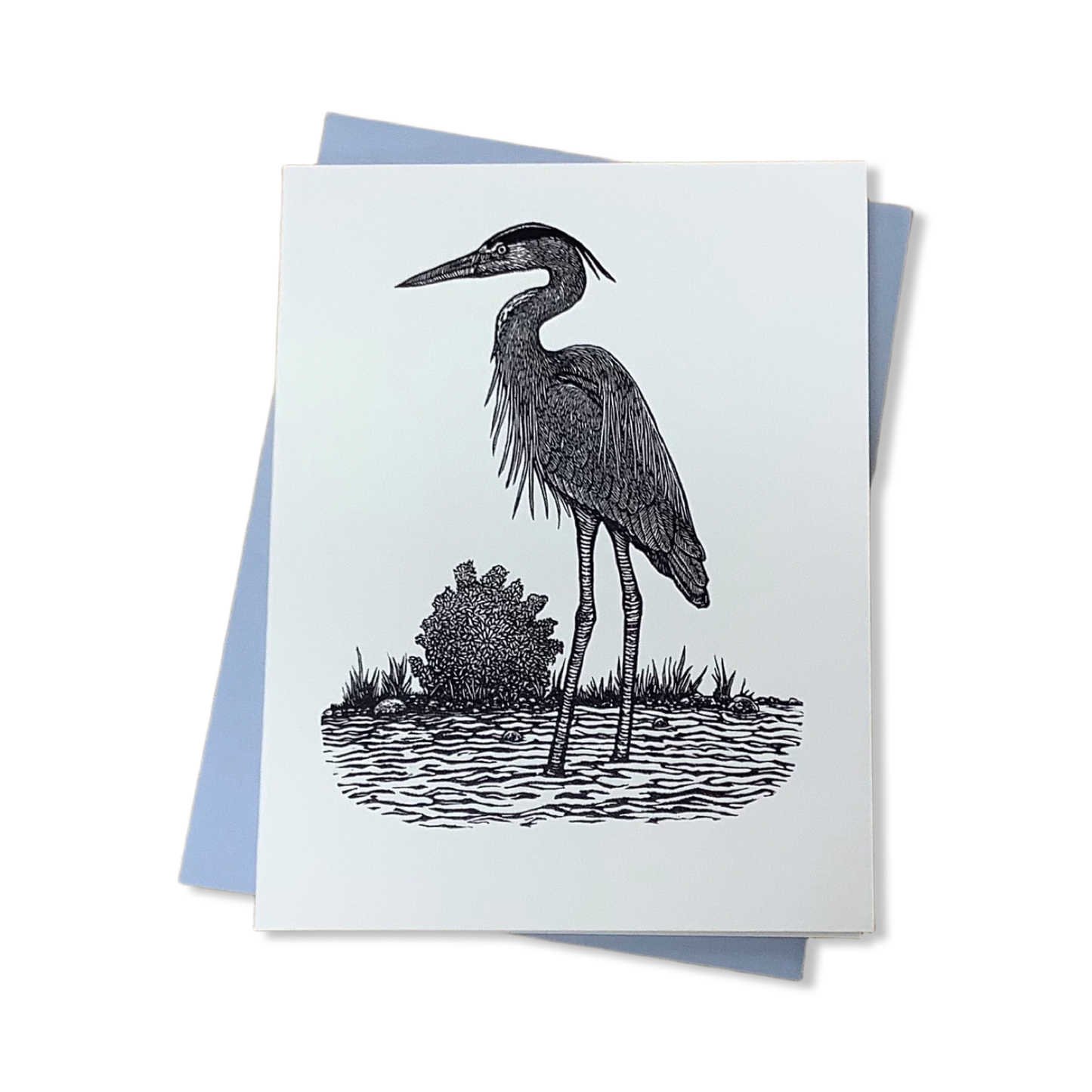 Linocut Relief Print Card - Anomal Press