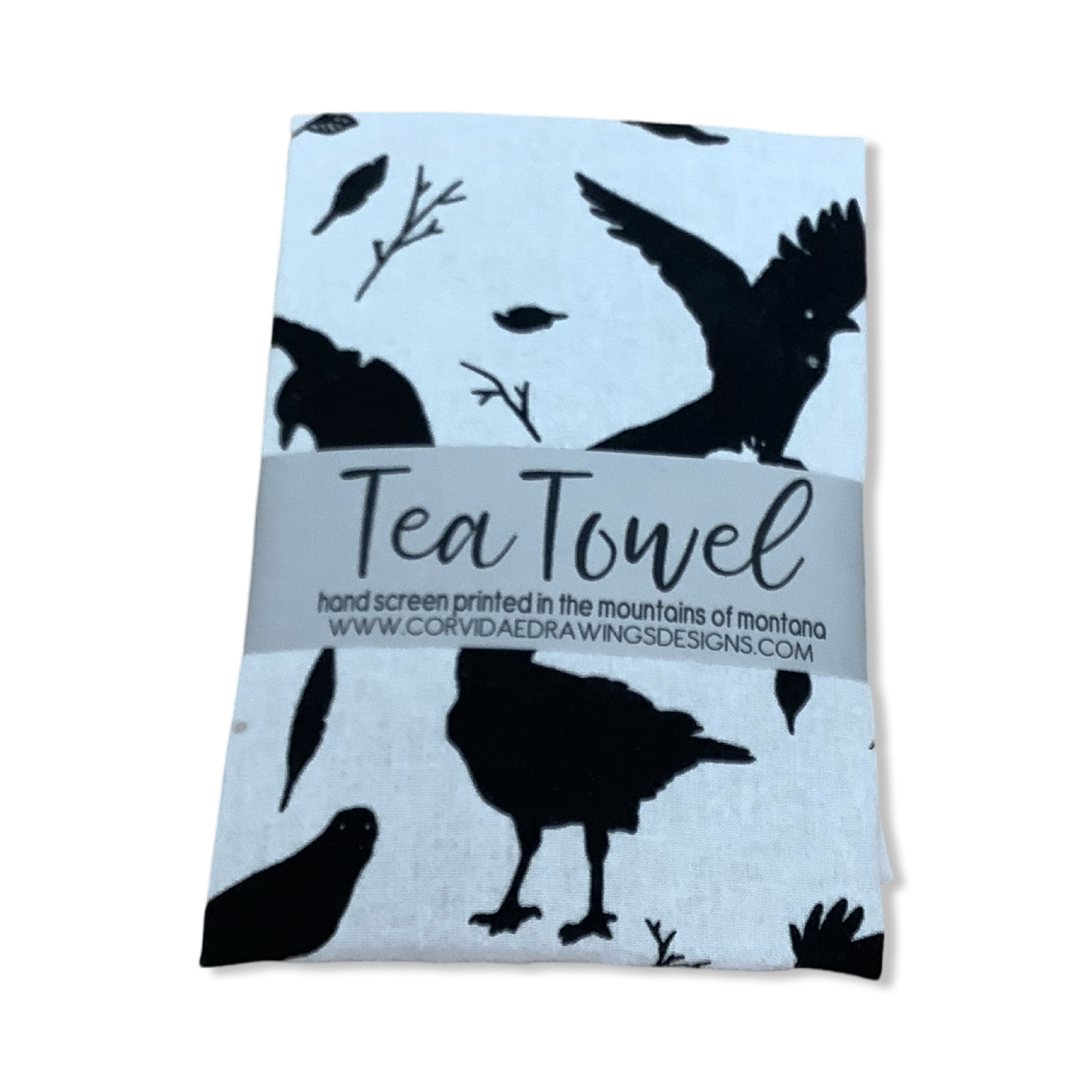 Original Tea Towel - Corvidae