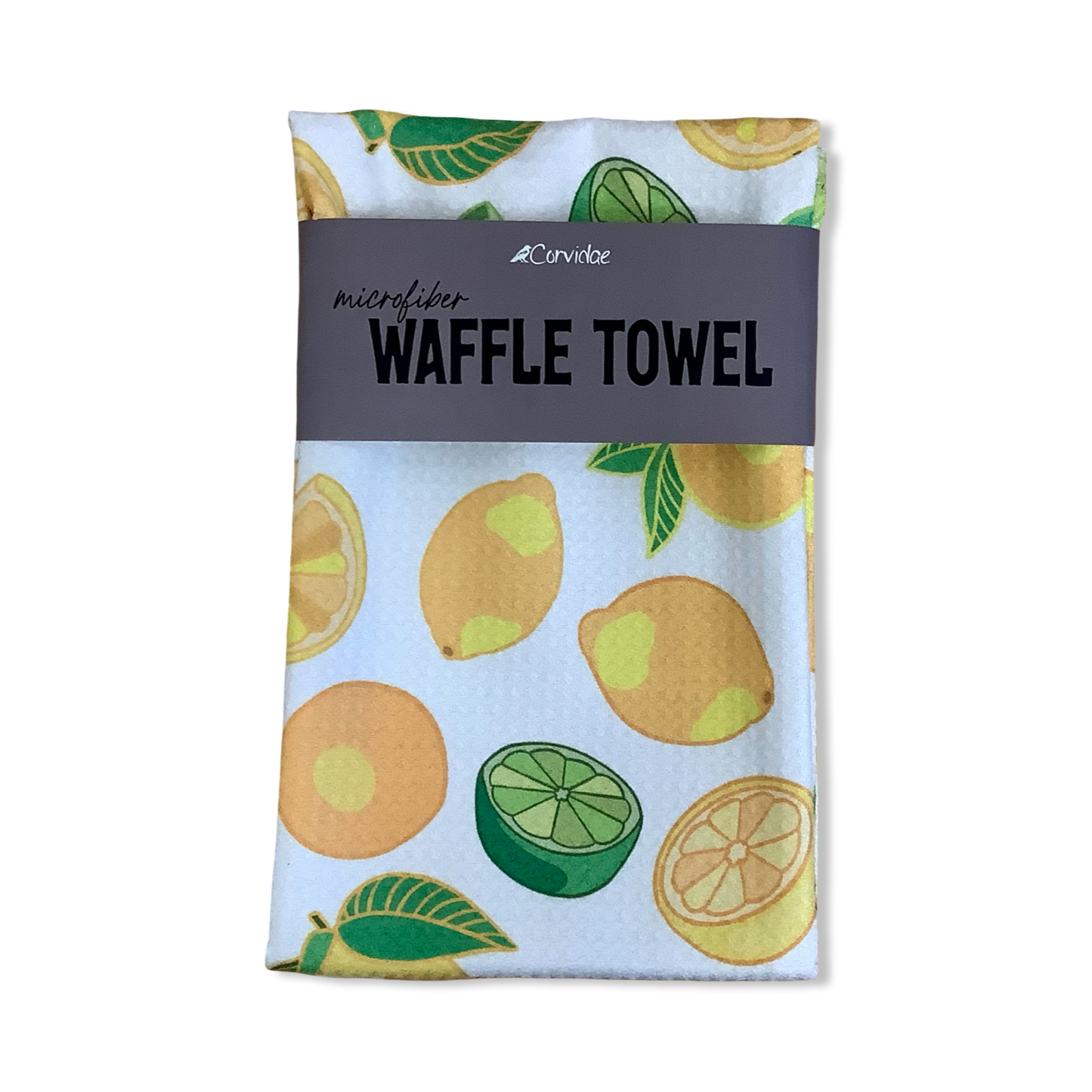 Microfiber Waffle Towel - Corvidae