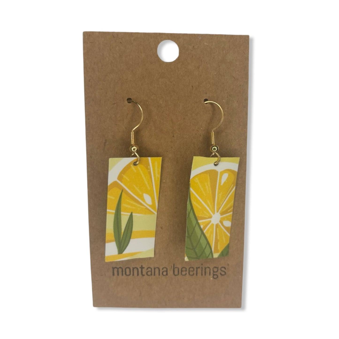 Upcycled Earrings - Beerings - Montana Beerings