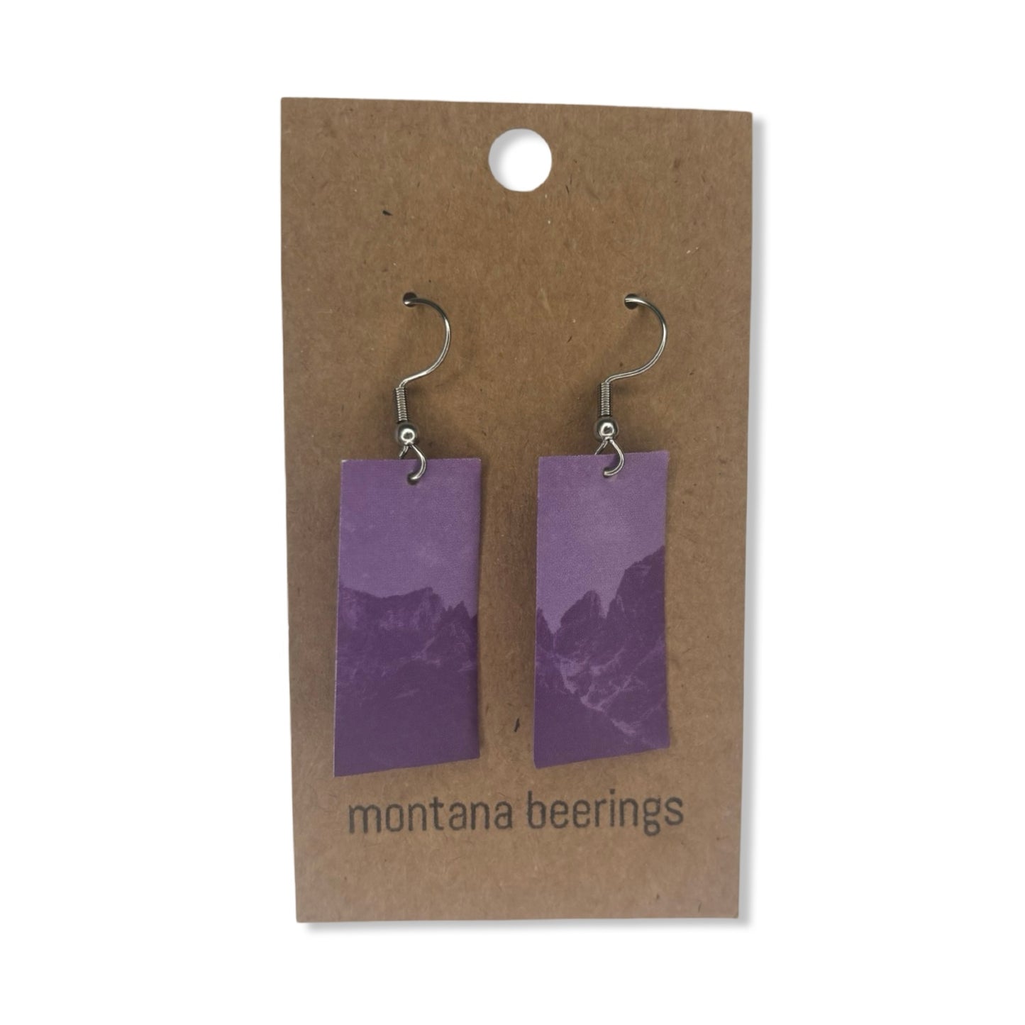 Upcycled Earrings - Beerings - Montana Beerings