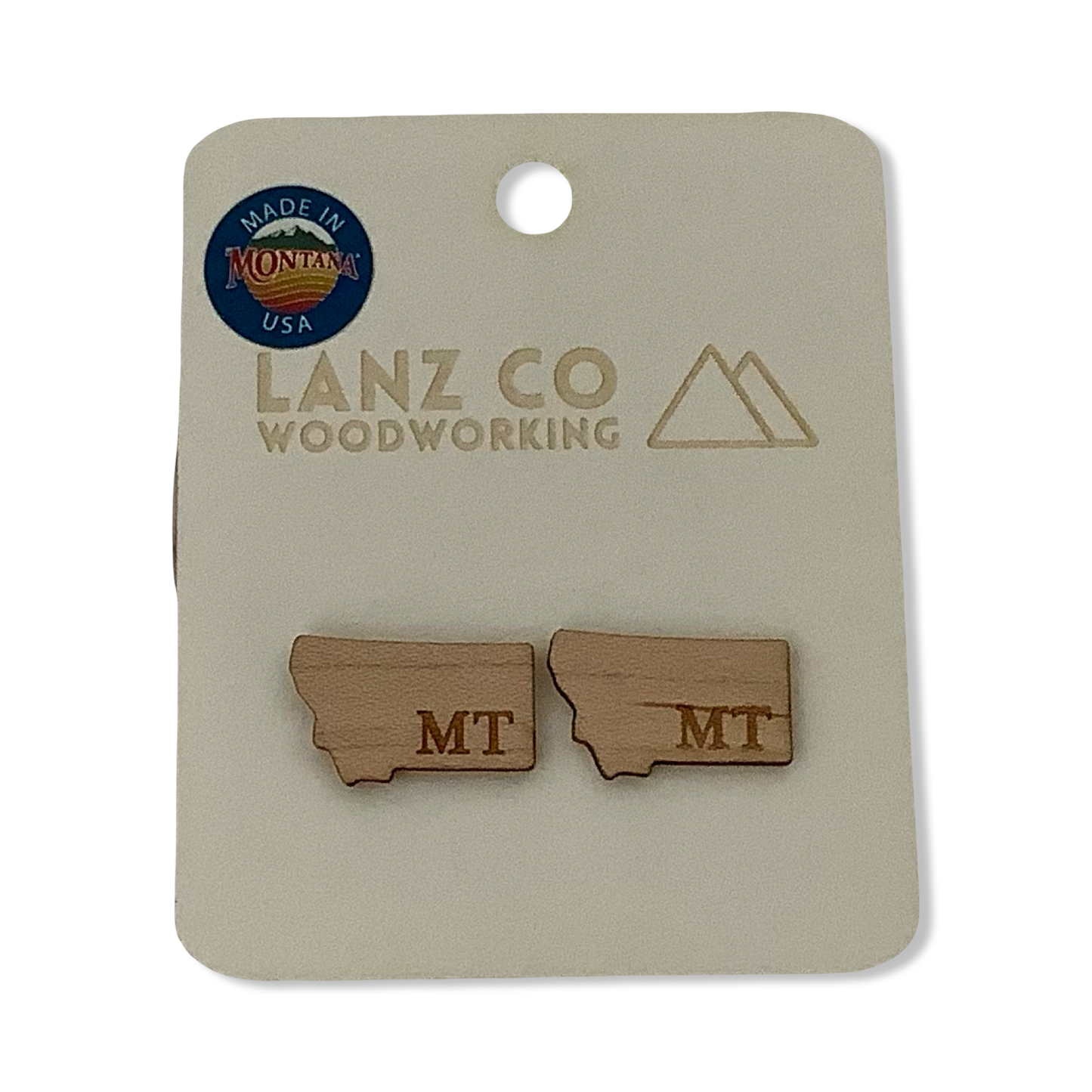 Stud Earrings - Lanz Co Woodworking