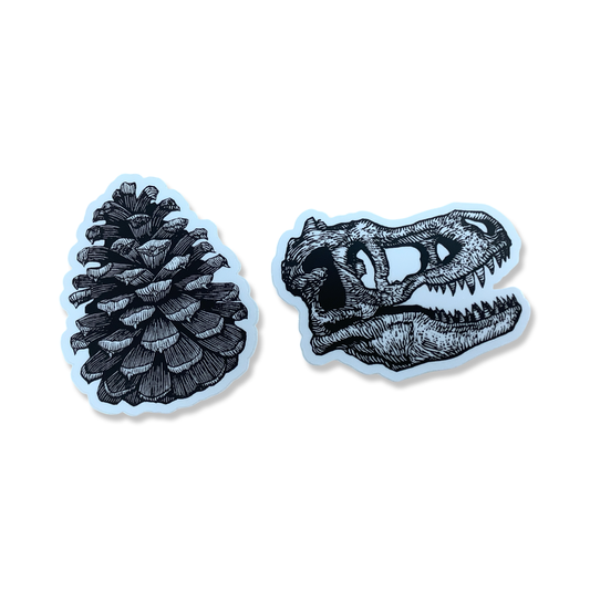 Linocut Sticker - Anomal Press