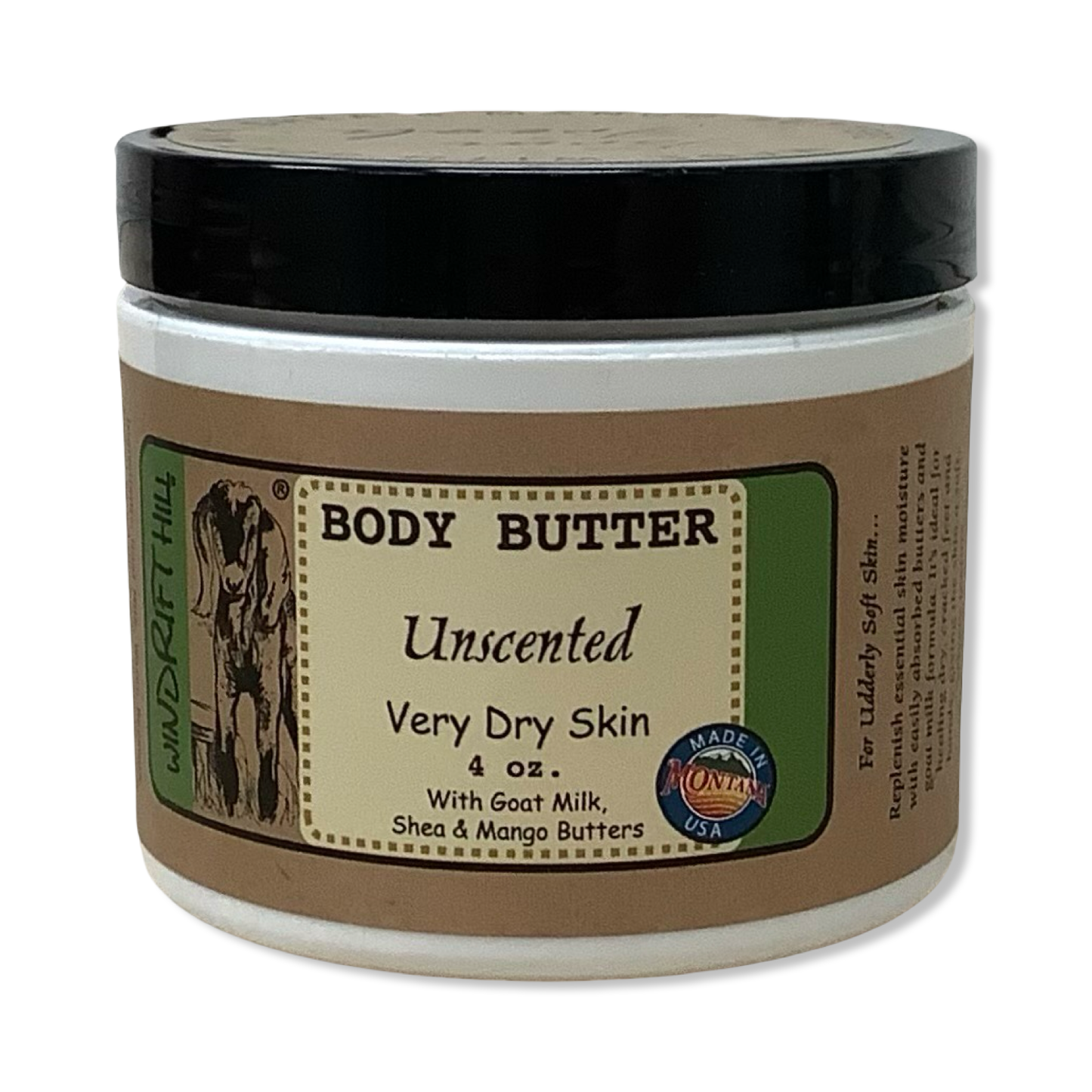 Goat Milk Body Butter - Windrift Hill