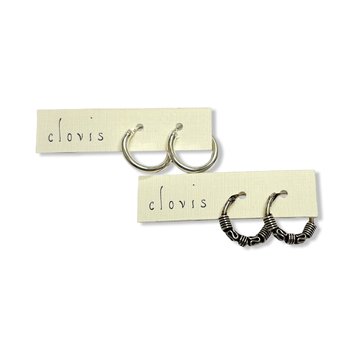 Small Hoop Earrings - Clovis Jewelry