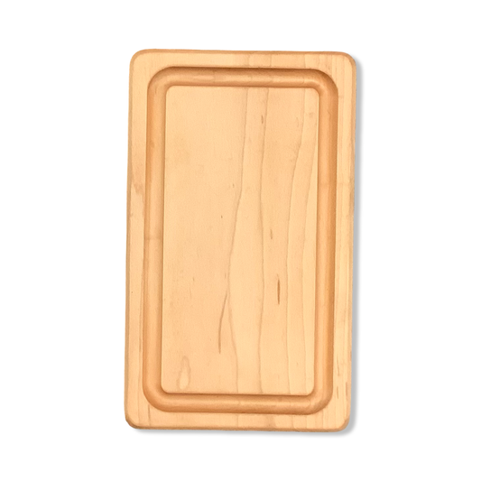 Thin Edge Grain Grooved Chopping Block - 6 x 10 - Montana Block