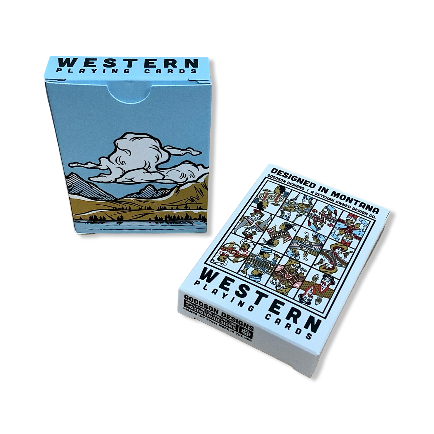 Montana Inspired Playing Cards - Goodson Designs
