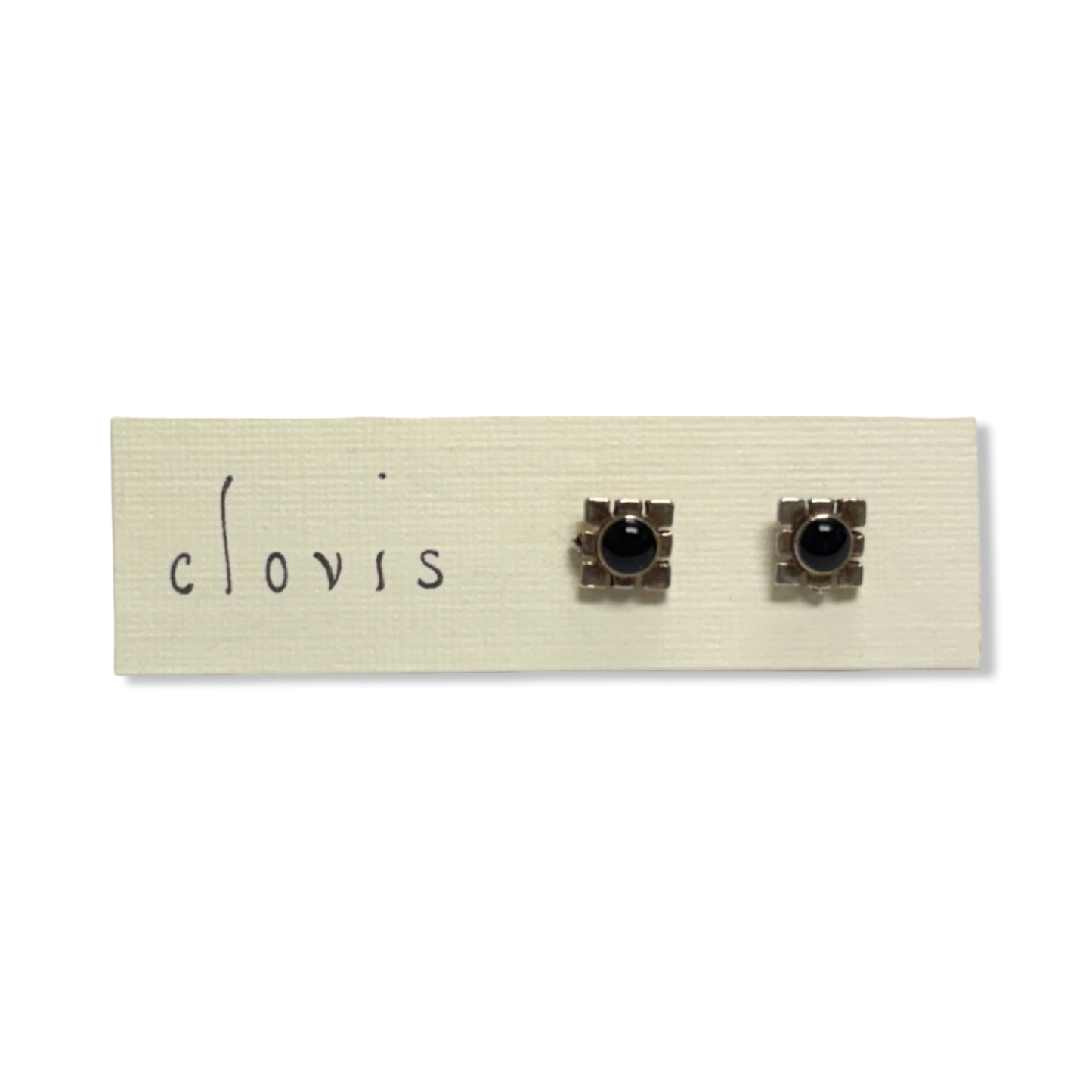 Square Gem Earrings - Clovis Jewelry