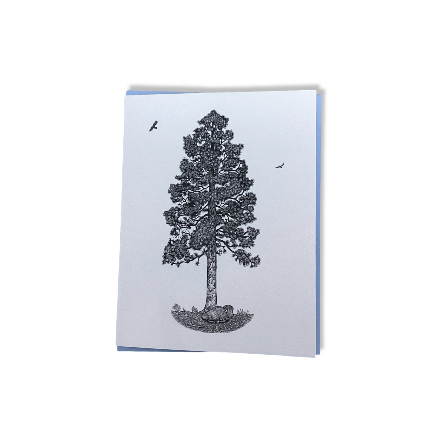 Linocut Relief Print Card - Anomal Press
