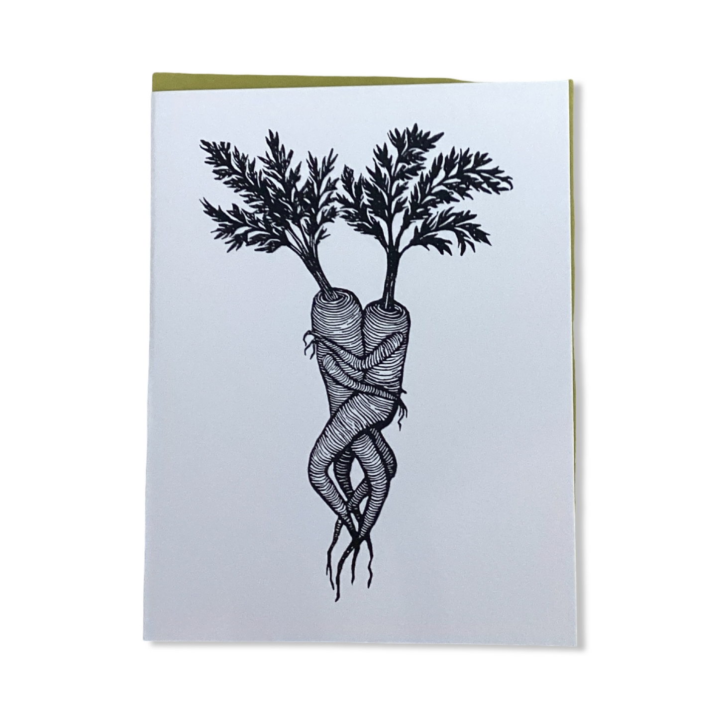 Linocut Relief Print Card - Anomal Press