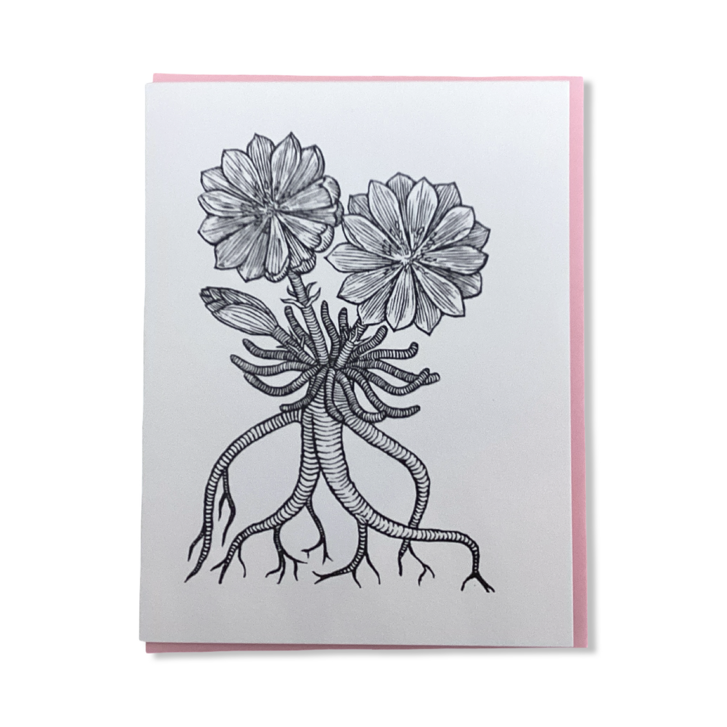 Linocut Relief Print Card - Anomal Press
