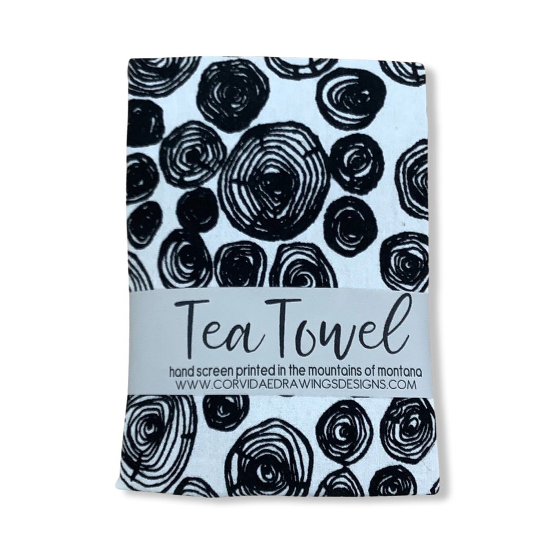 Original Tea Towel - Corvidae