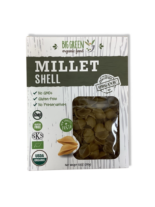 Organic Millet Shells - Big Green Organic Food
