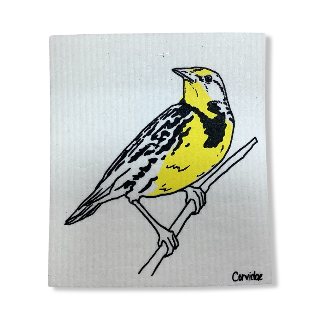 Swedish Dishcloth - Corvidae