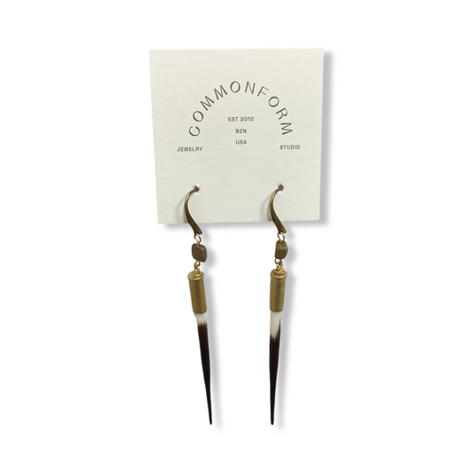 Quill + Turquoise Earrings - Commonform