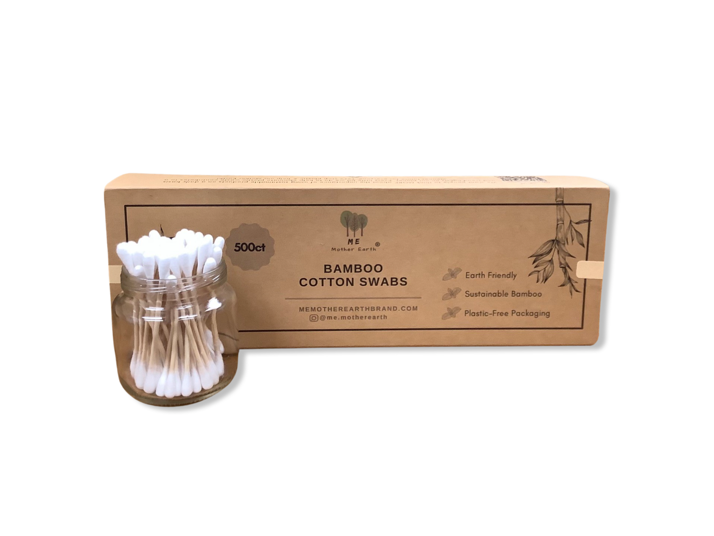 Bamboo Cotton Swabs - ME Mother Earth