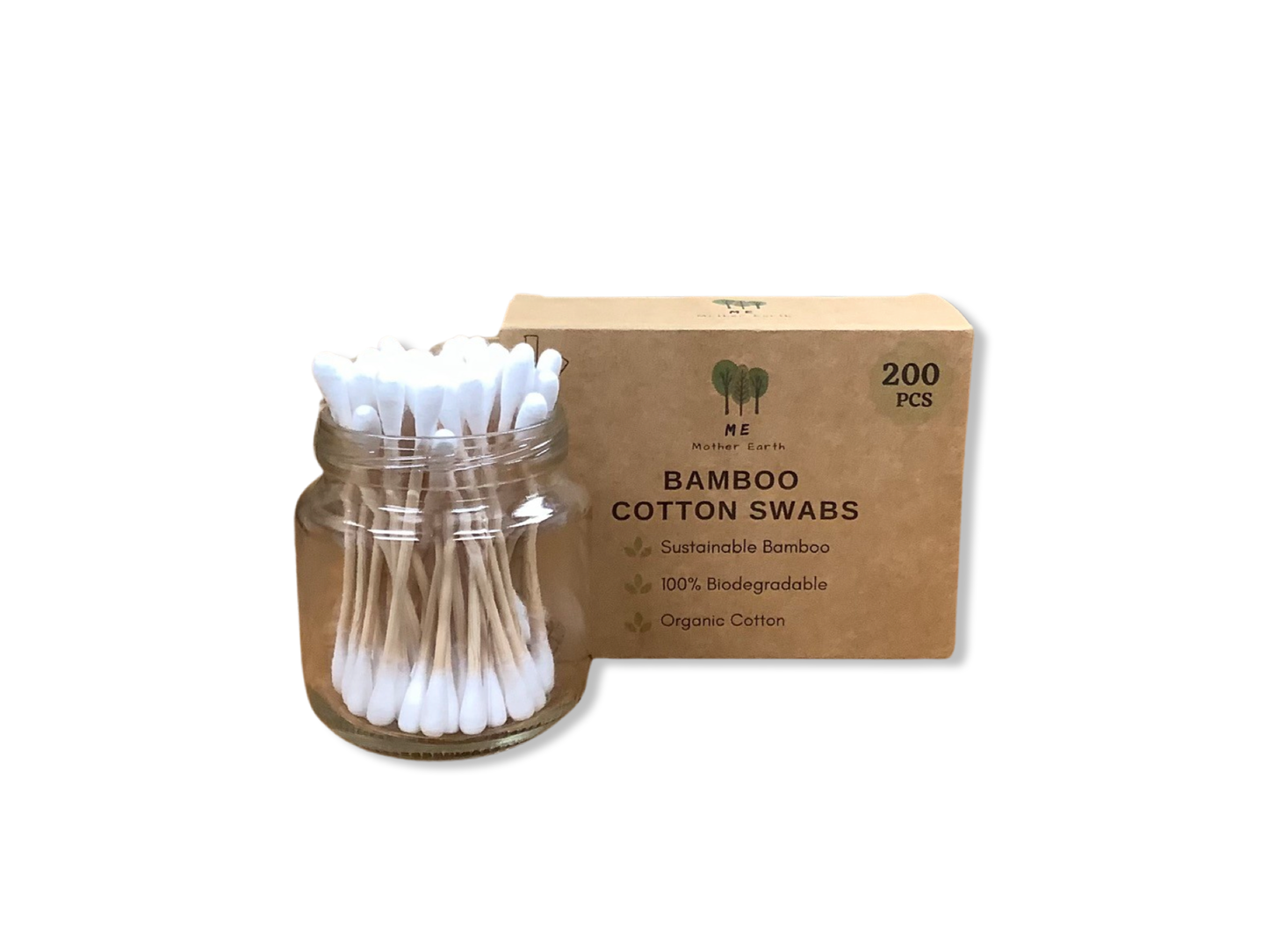 Bamboo Cotton Swabs - ME Mother Earth