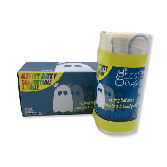 Heavy Duty Compostable Garbage Bags - Ghost Bags
