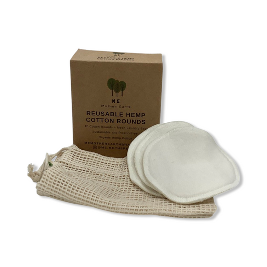 Hemp Cotton Rounds 10 Pack - ME Mother Earth