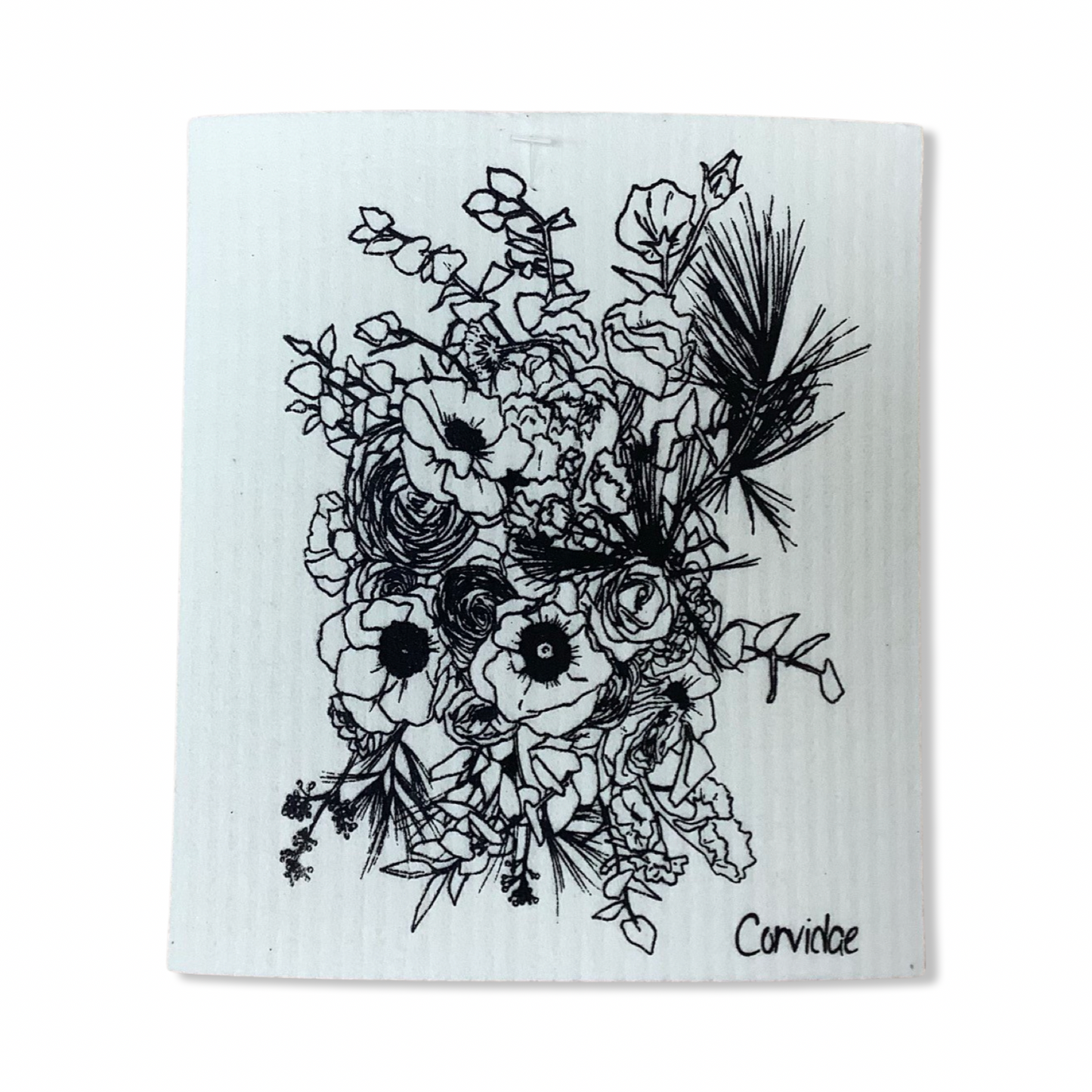 Swedish Dishcloth - Corvidae