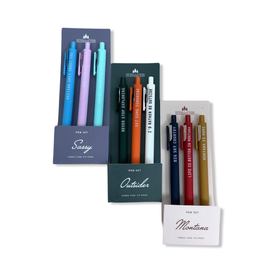 Pen Set - The Montana Scene