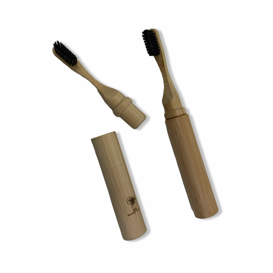 Bamboo Travel Toothbrush + Refill Head - ME Mother Earth