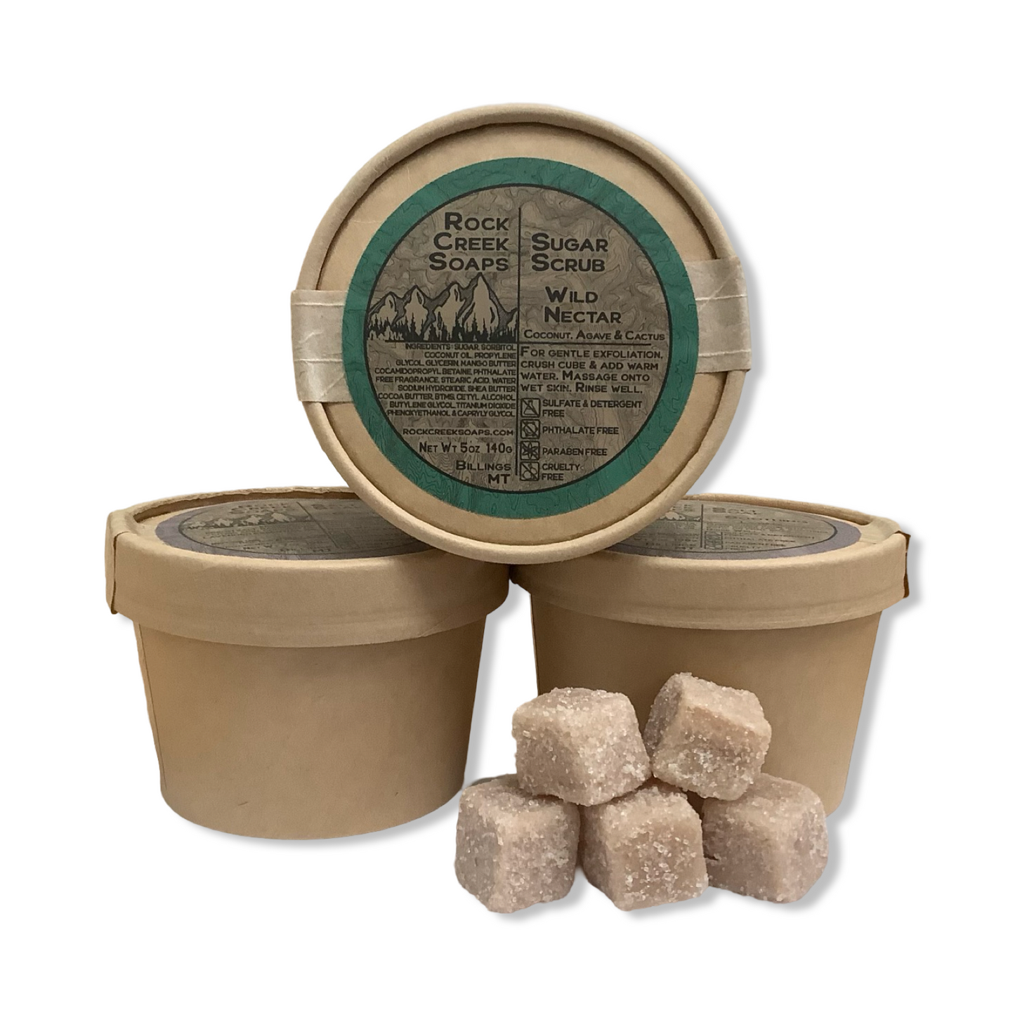 Sugar Scrub Cubes - Rock Creek Soaps