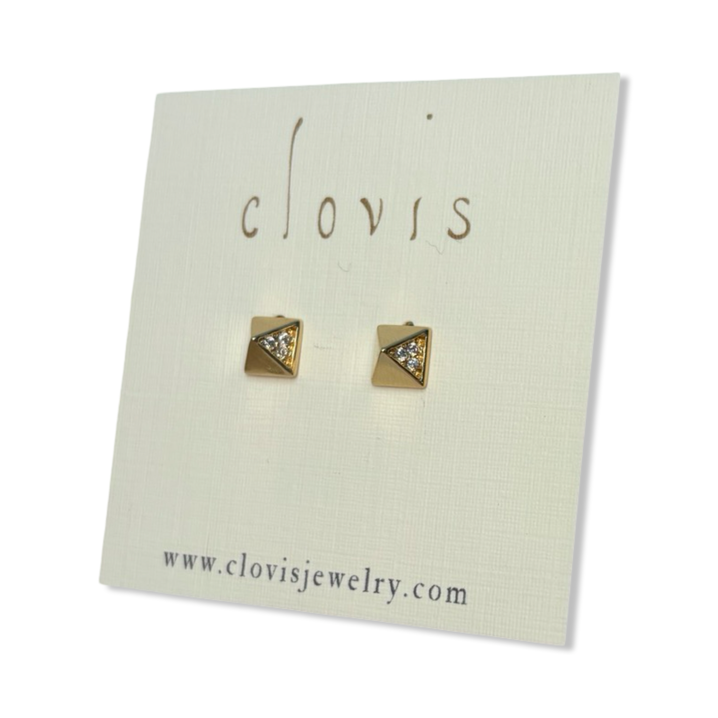 Pyramid Studs - Clovis Jewelry