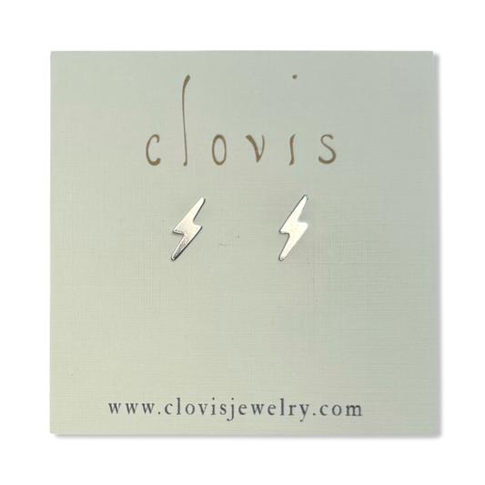 Tiny Bolt Earrings - Clovis Jewelry