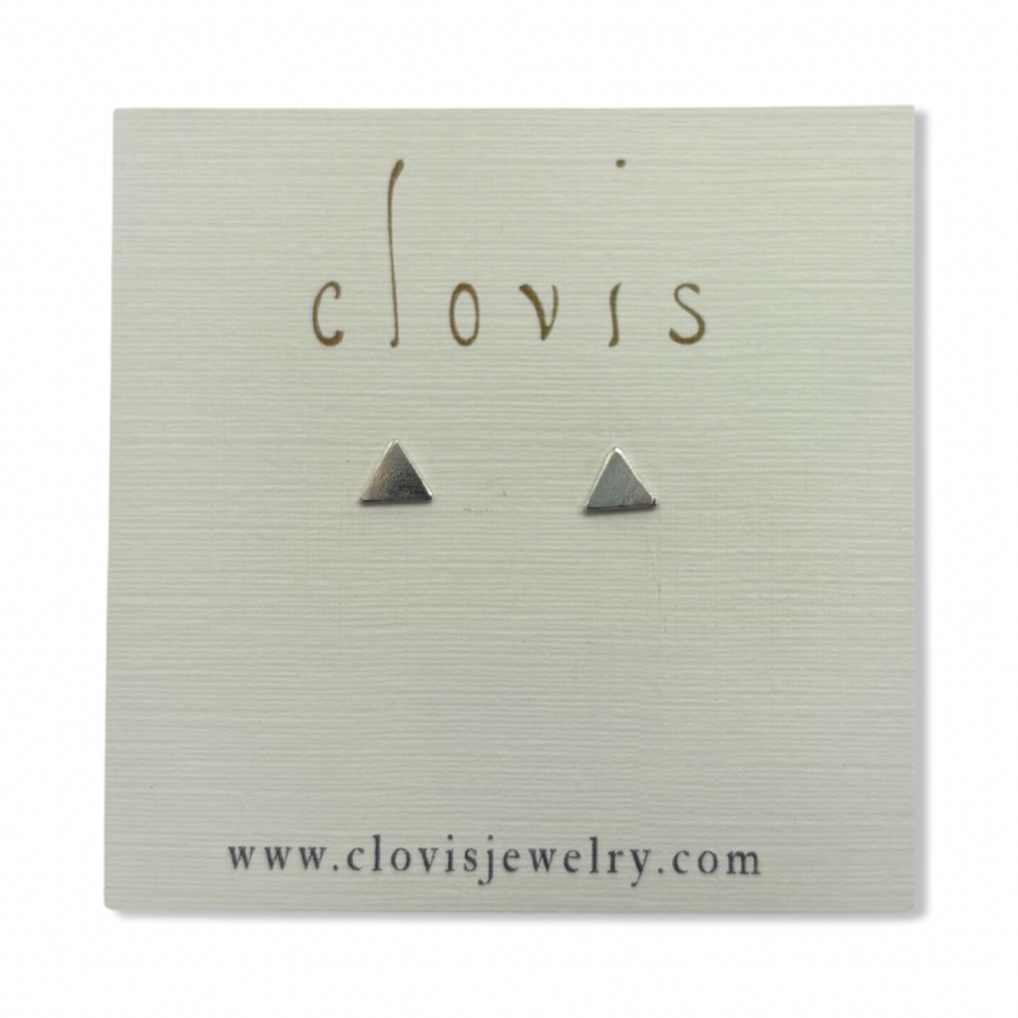 Triangle Studs - Clovis Jewelry