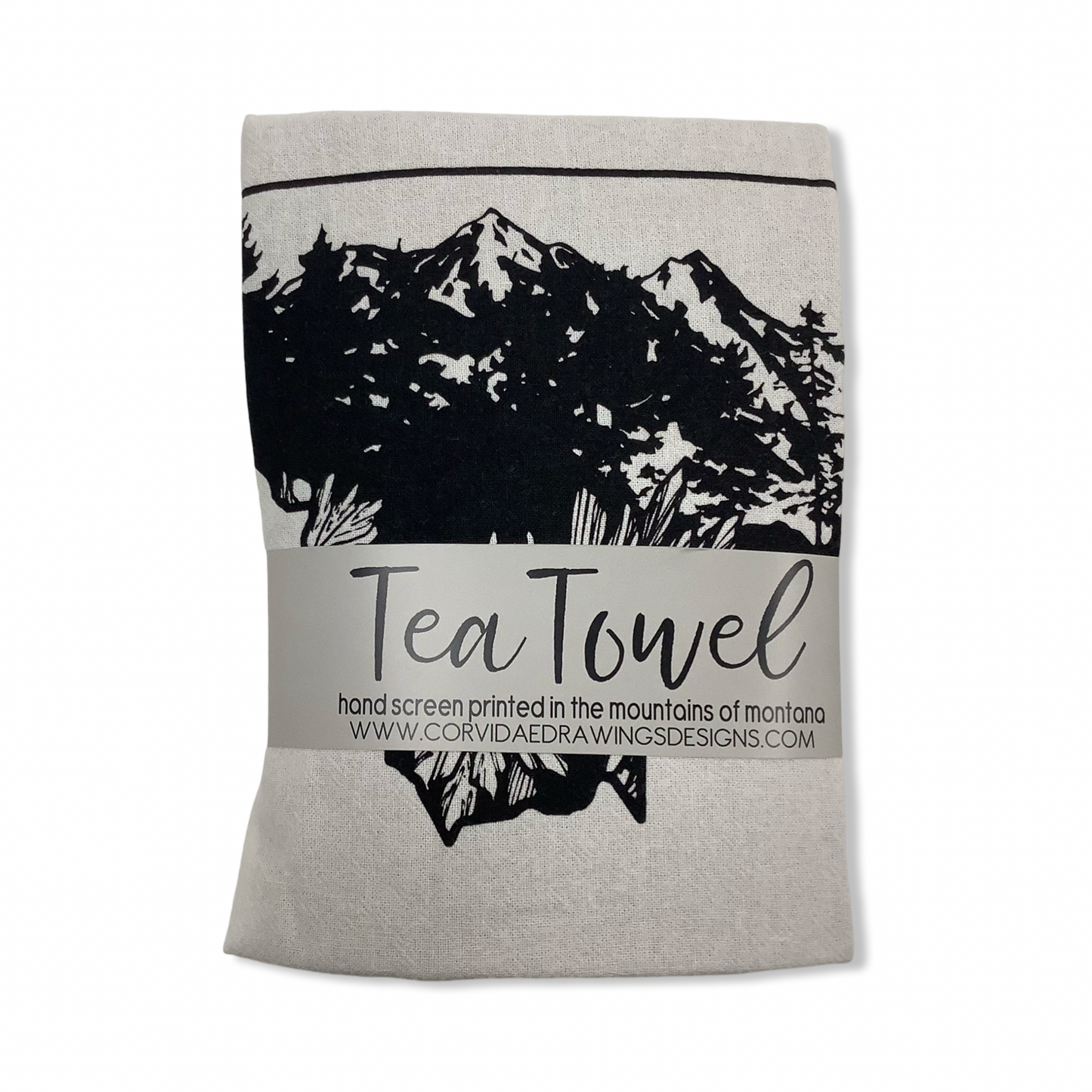 Original Tea Towel - Corvidae