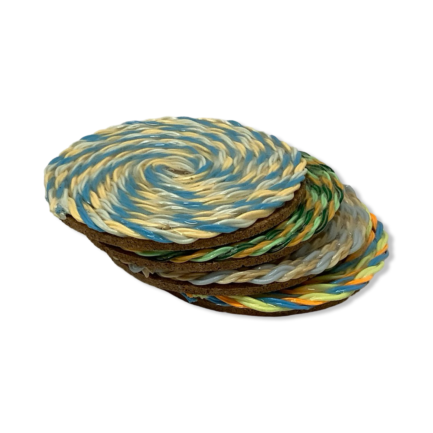 Recycled Fly Line Coasters - Flyvines