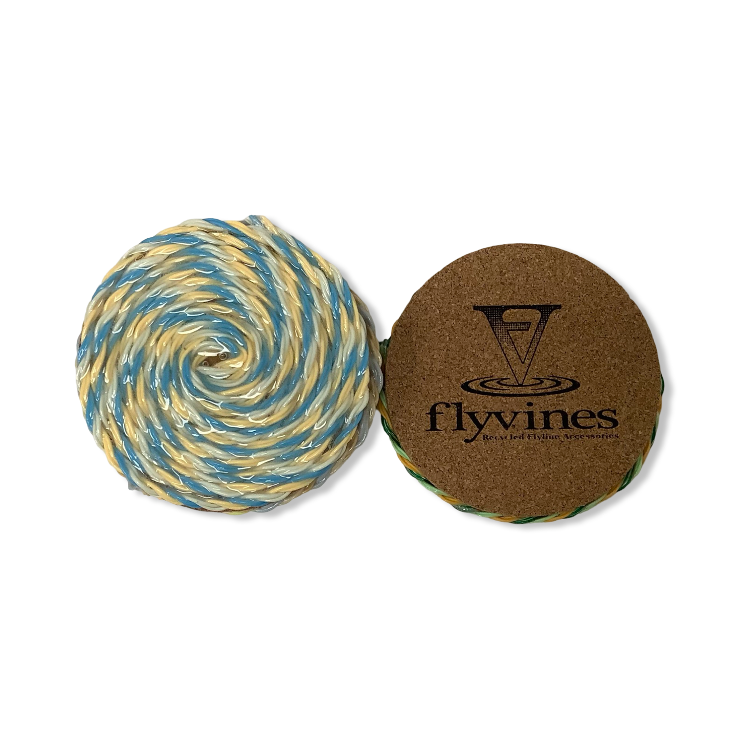 Recycled Fly Line Coasters - Flyvines