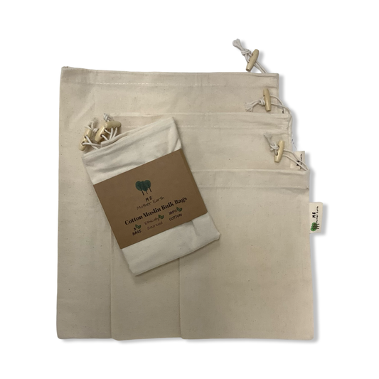 Cotton Muslin Bulk Bags - ME Mother Earth