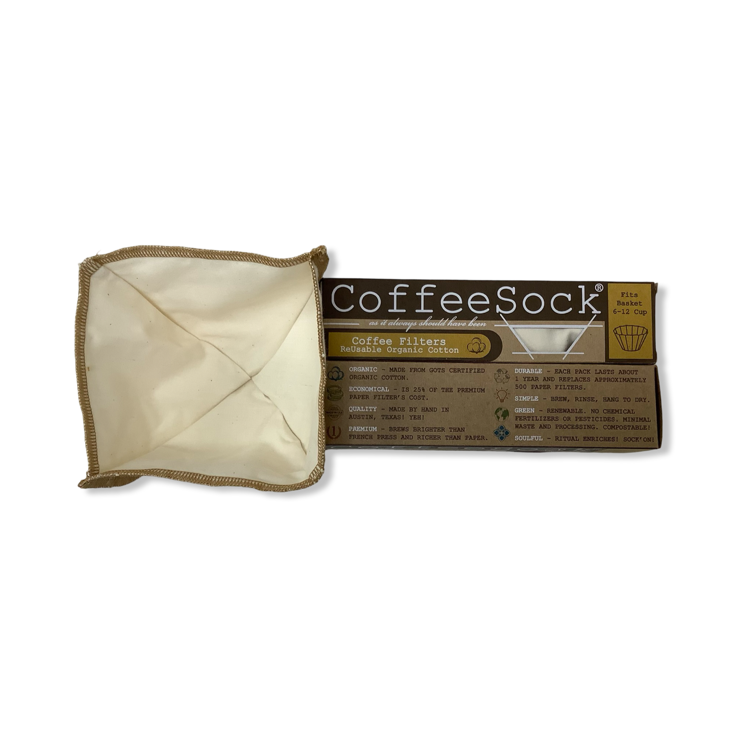 Reusable Coffee Filter - Coffee Sock