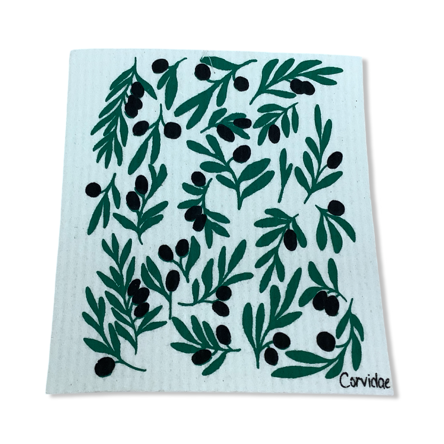 Swedish Dishcloth - Corvidae