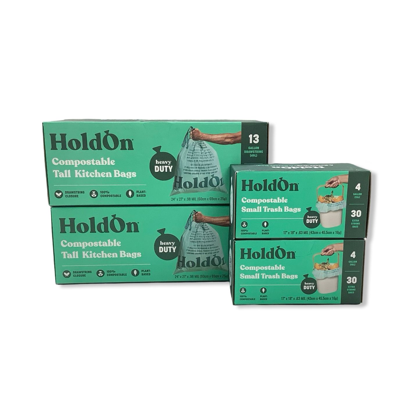 Compostable Trash Bags - HoldOn Bags