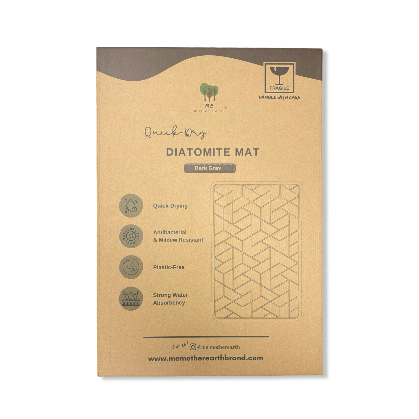 Quick Dry Diatomite Mat - ME Mother Earth