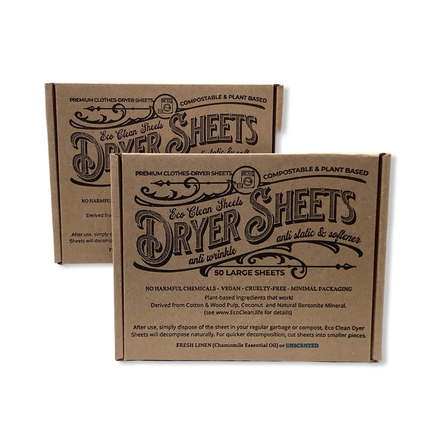 Eco Dryer Sheets - Symbiotic Products