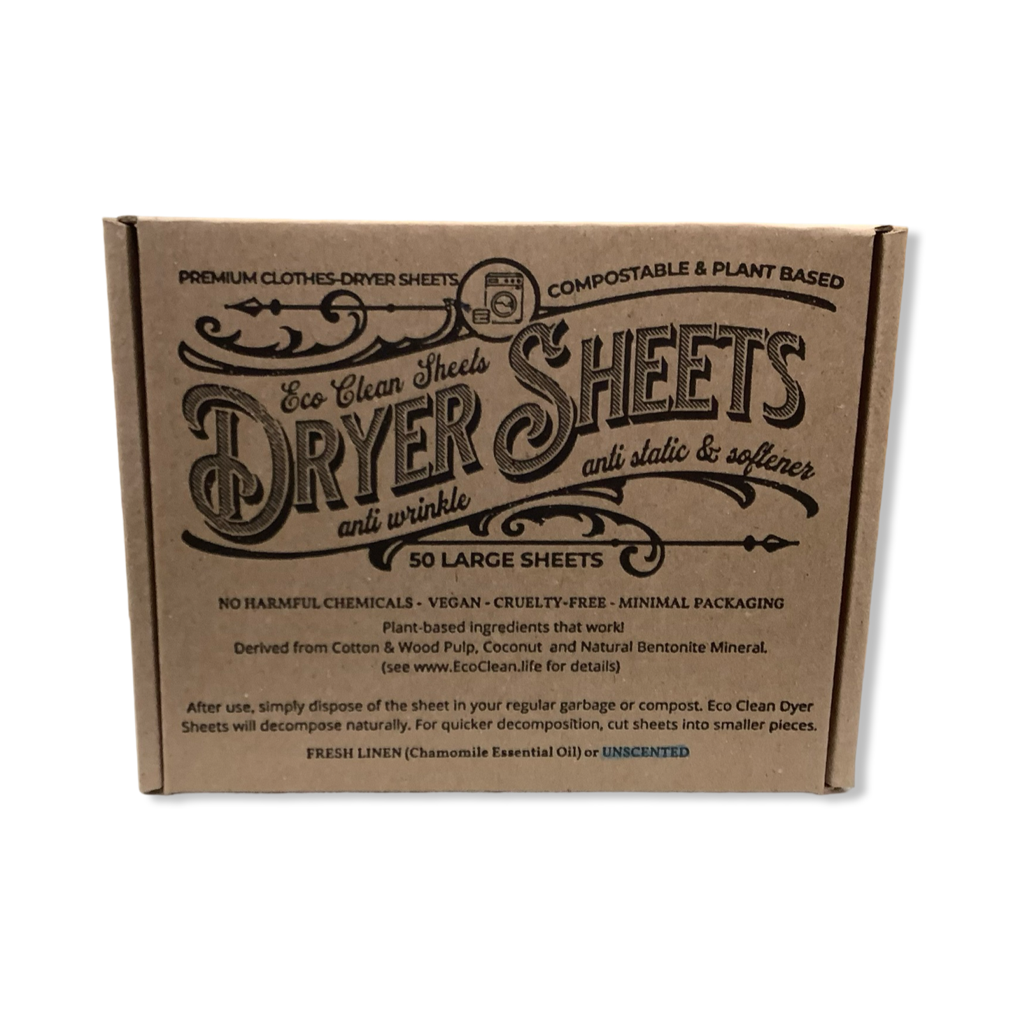 Eco Dryer Sheets - Symbiotic Products