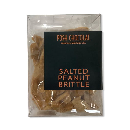 Salted Caramel Peanut Brittle - Posh Chocolat