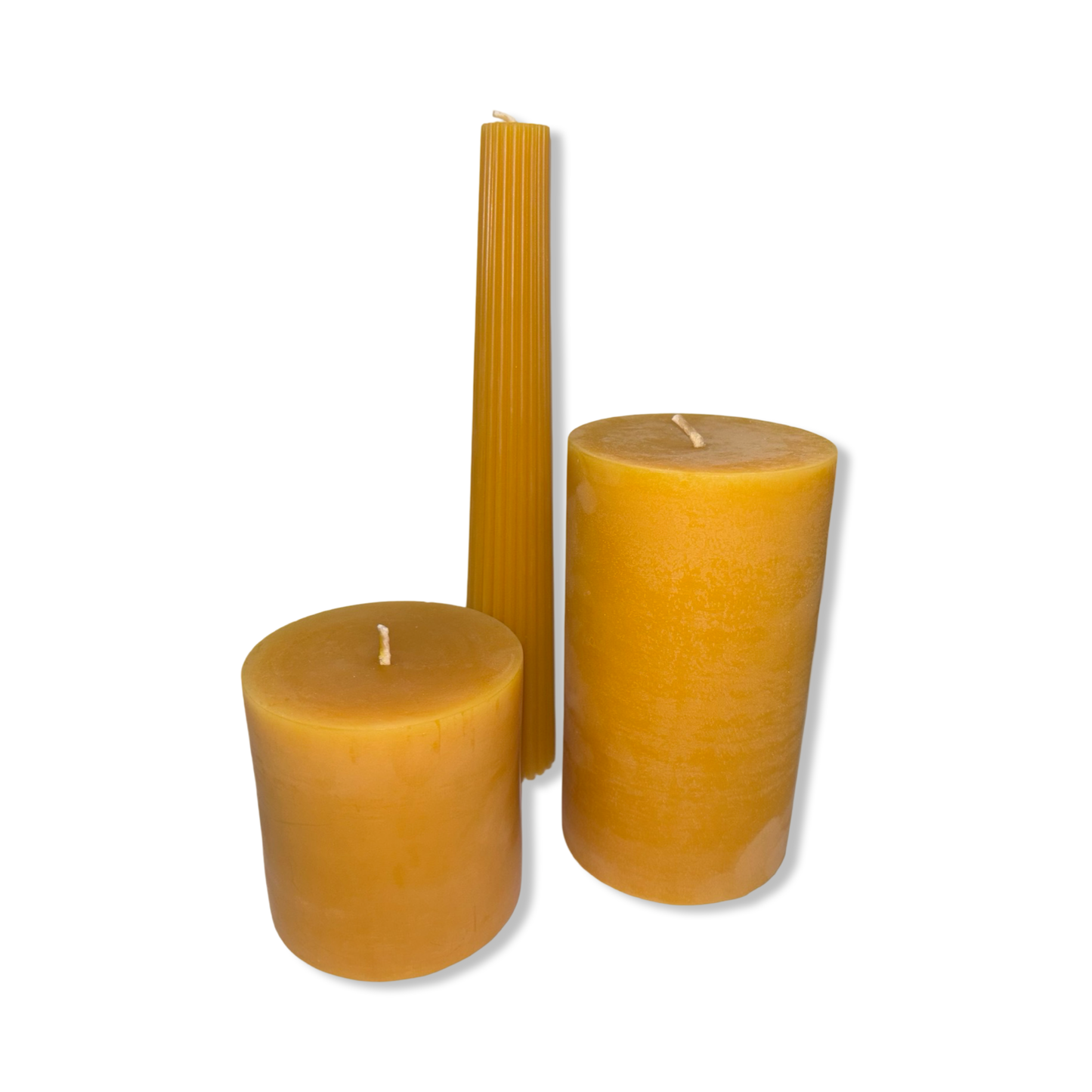 Beeswax Candles - Waxing Moon