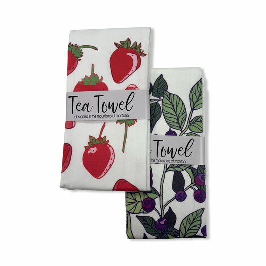 Fruits Tea Towel - Corvidae