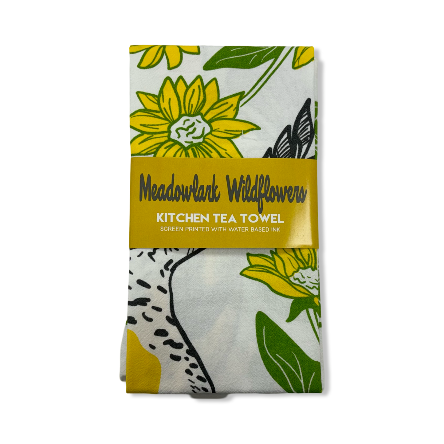 Floral Tea Towel - Corvidae
