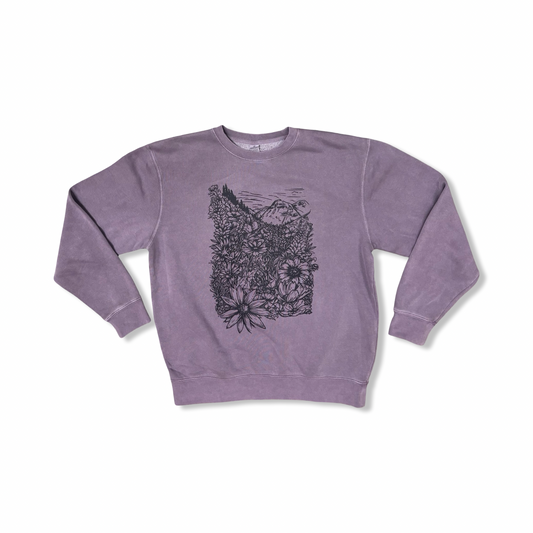 Flower Meadow Sweatshirt - The Montana Scene