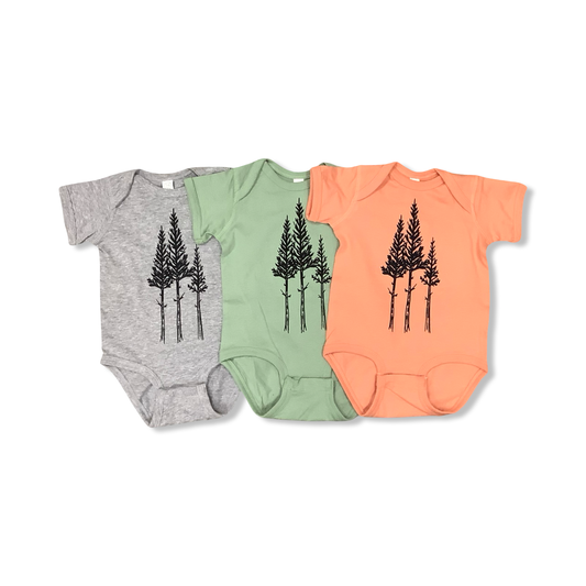 Three Trees Onesie - The Montana Scene
