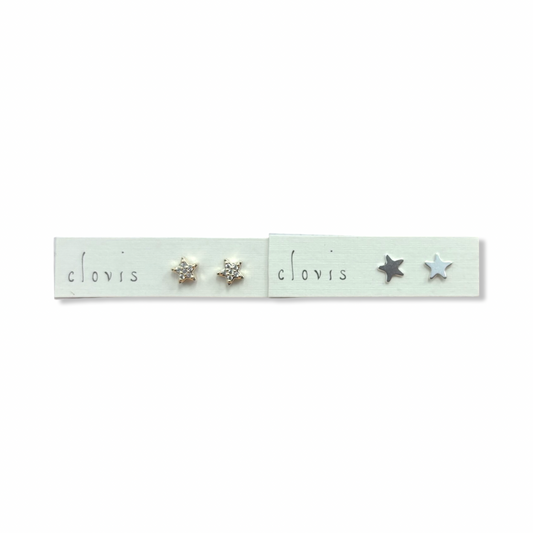 Star Studs - Clovis Jewelry
