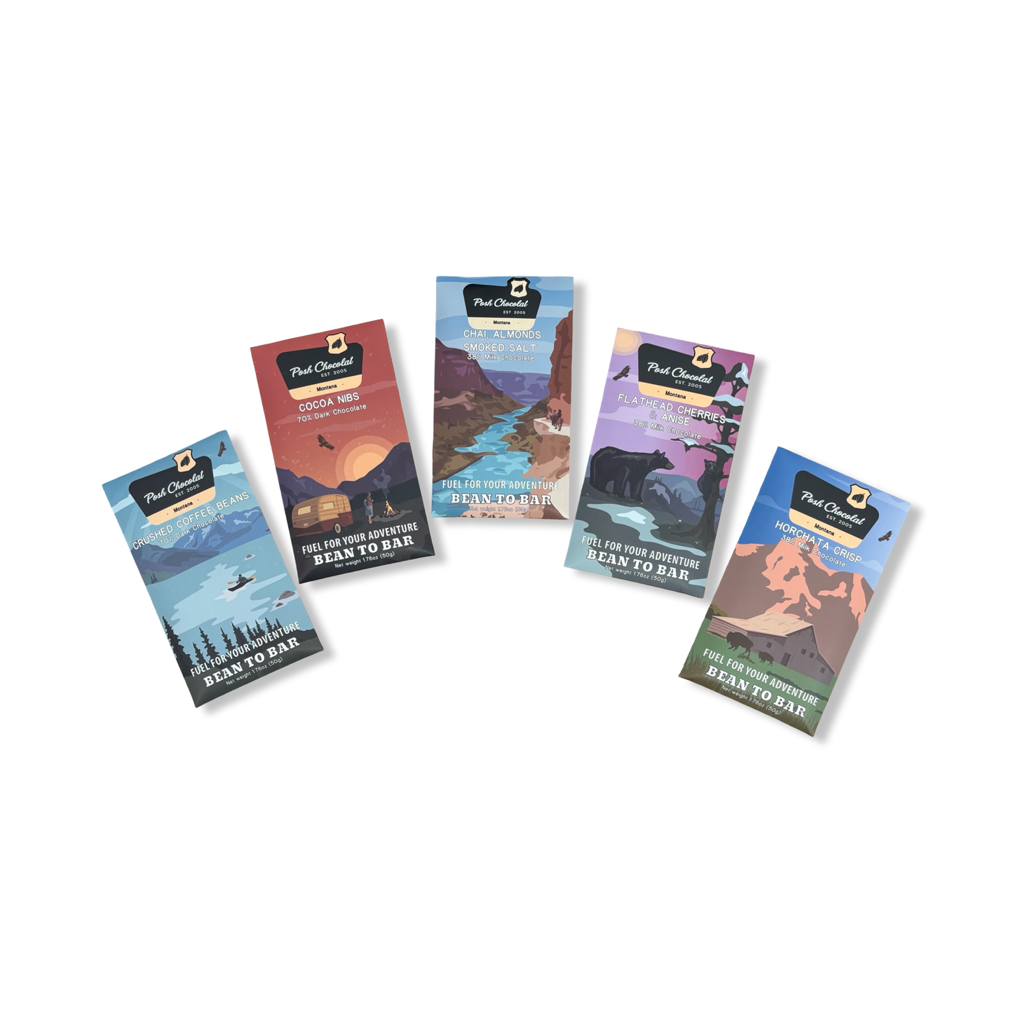 Chocolate Bars - Posh Chocolat